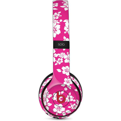 Pink and White Beats Solo 3 Wireless Skin